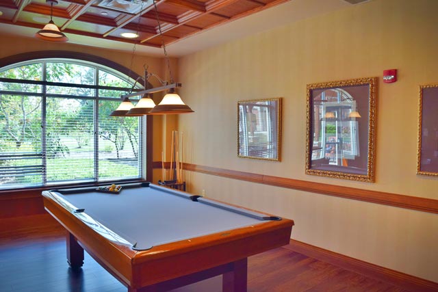 Pool Table at Villa St Benedict in Lisle il