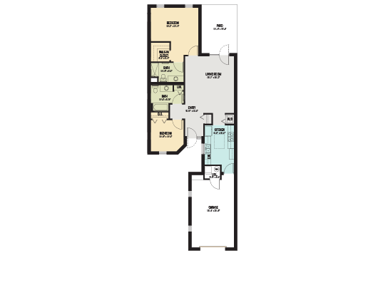 The Cypress-Villa Floor Plan